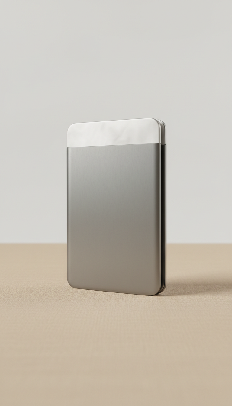 Aluminum ultra-thin smart wallet