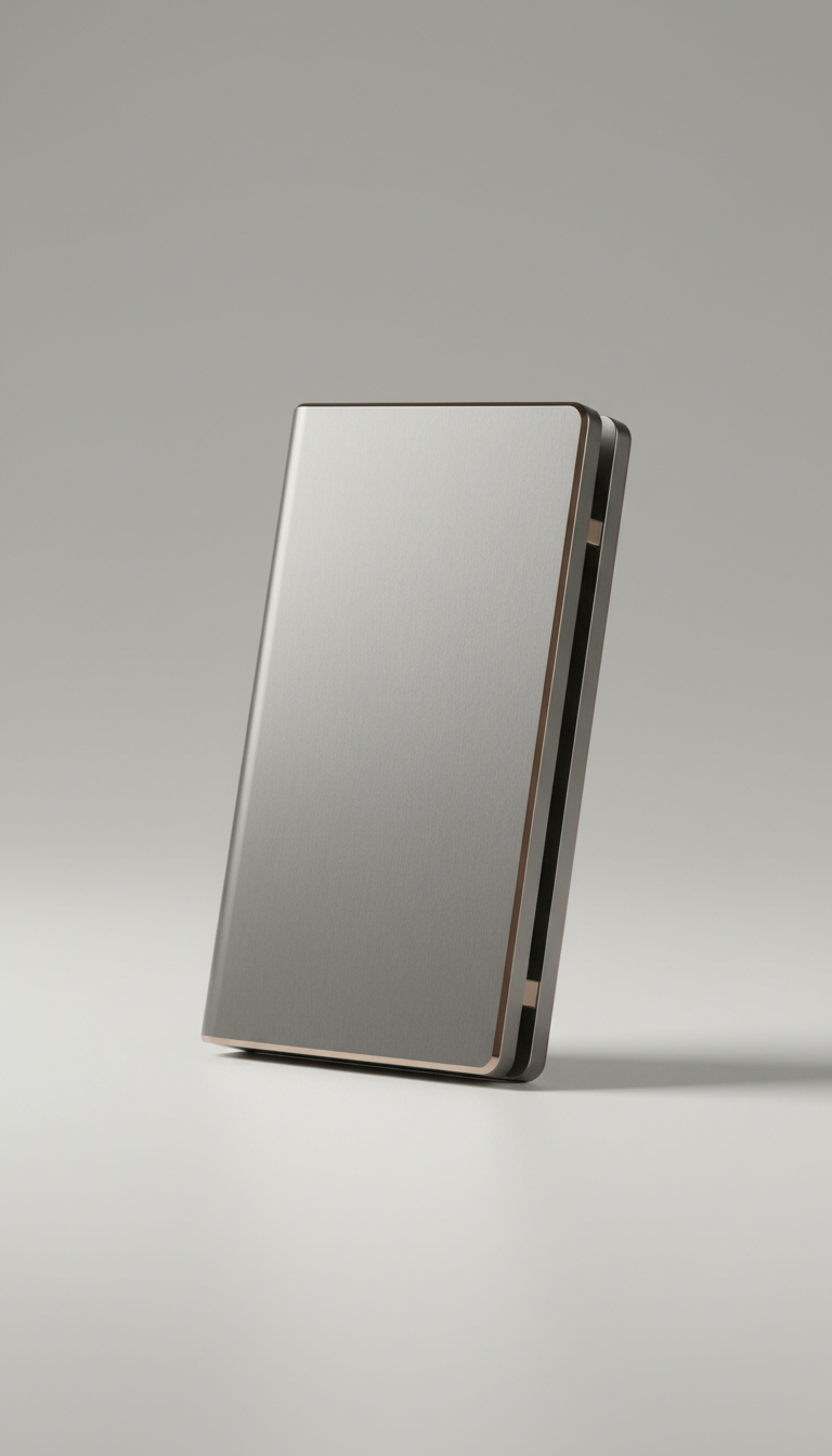 Titanium ultra-thin smart wallet